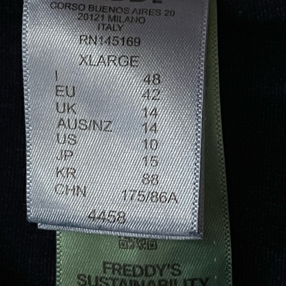 NWT Freddy Wr.Up Organic Cotton Jeans Sz XL - Picture 9 of 9